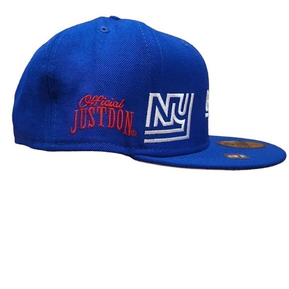 New York Giants " Just Don" Blue NFL 59 Fifty Fitted Men's Cap 60188517 - Picture 5 of 8